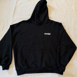 Cold Culture Unisex Size Large Dice Hoodie Black Sweatshirt (Runs Small)